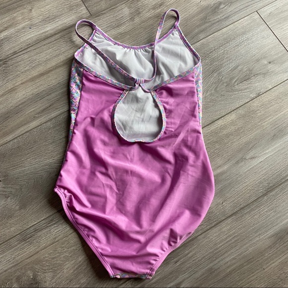 More Than Magic Girls' Mermaid Scales Swimsuit L - Picture 4 of 7